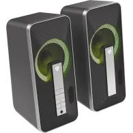 Głośniki Genesis Helium 100BT NCS-1635 - RGB, Stereo, Bluetooth, 10W RMS, Czarno-srebrne