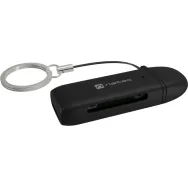 Czytnik kart pamięci Natec Scarab C NCZ-2365 - USB-C 3.2 Gen 1, SD, SDHC, SDXC, T-Flash, microSD, microSDHC, microSDXC, Czarny