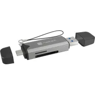 Czytnik kart pamięci Natec Scarab 3 NCZ-2262 - USB-A|USB-C 3.2 Gen 1, SD|SDHC|SDXC|T-Flash|microSD|microSDHC|microSDXC