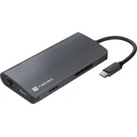 Stacja dokująca USB-C Natec Fowler 2 V2 NMP-2162 - HDMI, MicroSD|SD, RJ-45, USB-A, USB-C