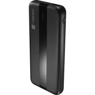 Powerbank Natec Trevi Slim Q 10000 mAh NPB-2294 - Micro USB, USB-A, USB-C, Czarny