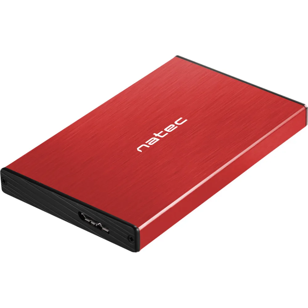 Obudowa zewnętrzna Natec RHINO GO SATA USB 3.0 NKZ-1279 do dysków 2,5" - Czerwona