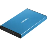 Obudowa zewnętrzna Natec RHINO GO SATA USB 3.0 NKZ-1280 do dysków 2,5" - Niebieska
