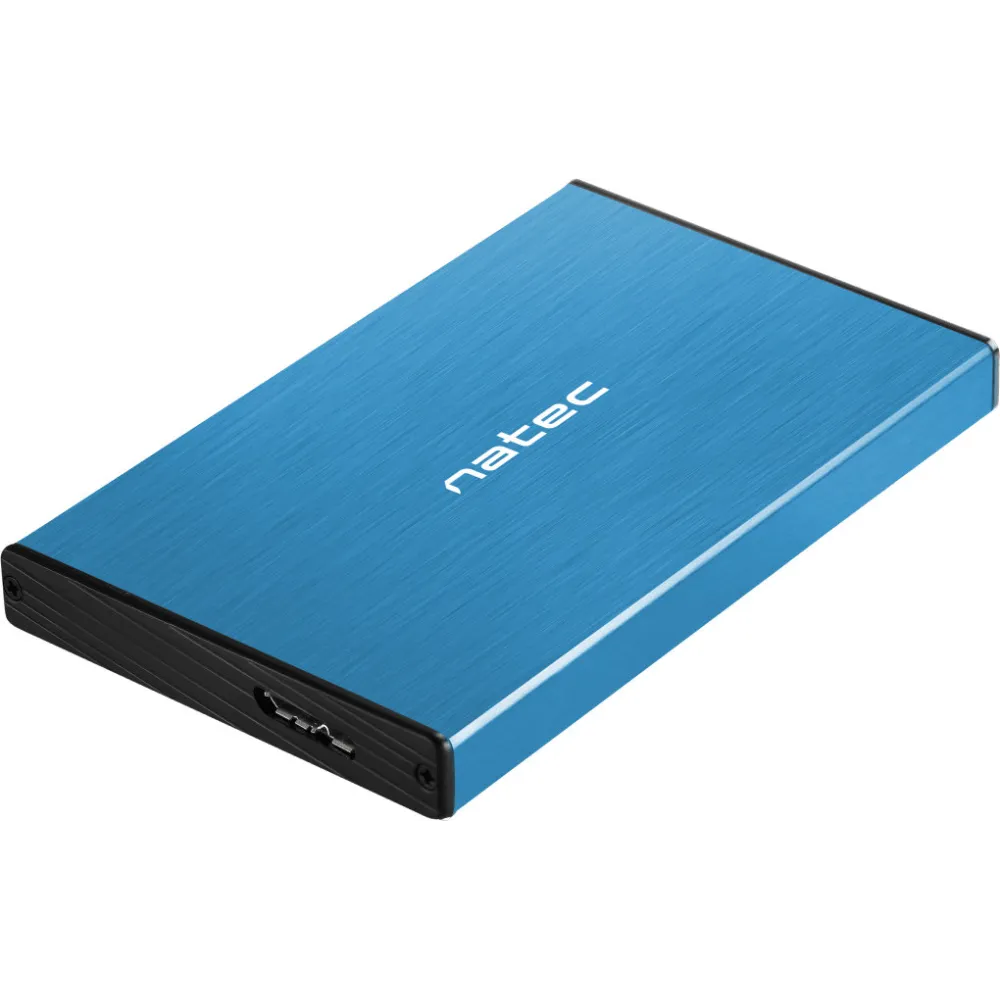 Obudowa zewnętrzna Natec RHINO GO SATA USB 3.0 NKZ-1280 do dysków 2,5" - Niebieska