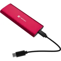 Obudowa na dysk SSD Natec Rhino M.2 NVMe Lite USB-C 3.1 Gen 2 NKZ-2471 - Aluminium, Czerwona