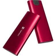 Obudowa na dysk SSD Natec Rhino M.2 NVMe Lite USB-C 3.1 Gen 2 NKZ-2471 - Aluminium, Czerwona