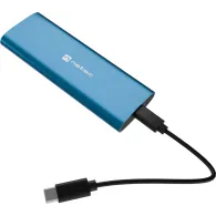 Obudowa na dysk SSD Natec Rhino M.2 NVMe Lite USB-C 3.1 Gen 2 NKZ-2473 - Aluminium, Niebieska