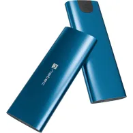 Obudowa na dysk SSD Natec Rhino M.2 NVMe Lite USB-C 3.1 Gen 2 NKZ-2473 - Aluminium, Niebieska