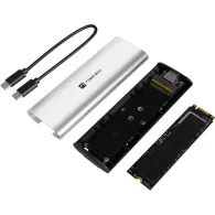 Obudowa na dysk SSD Natec Rhino M.2 NVMe Lite USB-C 3.1 Gen 2 NKZ-2474 - Aluminium, Srebrna