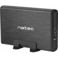 Obudowa zewnętrzna Natec RHINO SATA USB 3.0 NKZ-0448 do dysków 3,5" - Aluminium, Czarna