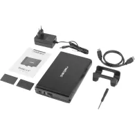 Obudowa zewnętrzna Natec RHINO SATA USB 3.0 NKZ-0448 do dysków 3,5" - Aluminium, Czarna