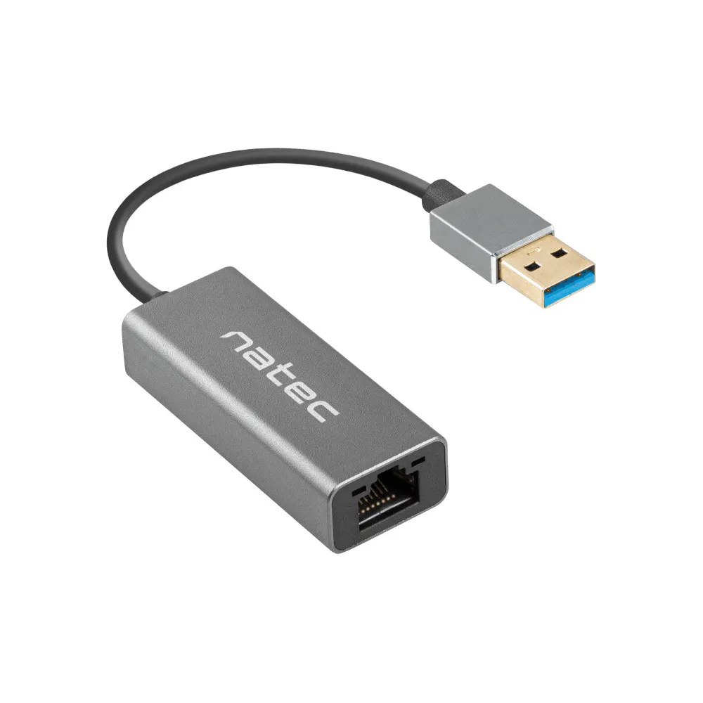 Karta sieciowa USB-A Natec Cricket NNC-1924, USB-A 3.0, 1x 1000Mbps RJ45 | Sklep ITnes.pl, IT for BUSINESS