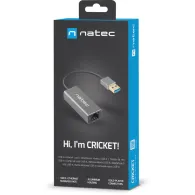 Karta sieciowa USB-A Natec Cricket NNC-1924, USB-A 3.0, 1x 1000Mbps RJ45 | Sklep ITnes.pl, IT for BUSINESS