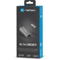 Karta sieciowa USB-C Natec Cricket NNC-1925, USB-C 3.1, 1x 1000Mbps RJ45 | Sklep ITnes.pl, IT for BUSINESS