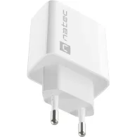 Ładowarka sieciowa Natec Ribera 20W NUC-2059 - 1x USB-C, Biała