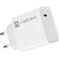 Ładowarka sieciowa Natec Ribera 20W NUC-2059 - 1x USB-C, Biała