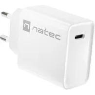 Ładowarka sieciowa Natec Ribera 20W NUC-2059 - 1x USB-C, Biała