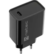 Ładowarka sieciowa Natec Ribera 20W NUC-2060 - 1x USB-C, Czarna
