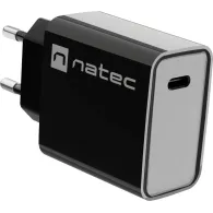 Ładowarka sieciowa Natec Ribera 20W NUC-2060 - 1x USB-C, Czarna