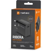 Ładowarka sieciowa Natec Ribera 20W NUC-2060 - 1x USB-C, Czarna