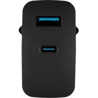 Ładowarka sieciowa Natec Ribera GaN 45W NUC-2143 - 1x USB-C, 1x USB-A, Czarna