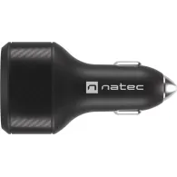 Ładowarka samochodowa Natec Coney 84W NUC-1981 - 2x USB-A, 1x USB-C, Czarna