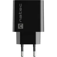 Ładowarka sieciowa Natec Ribera 18W NUC-2058 - 1x USB-A, Czarna