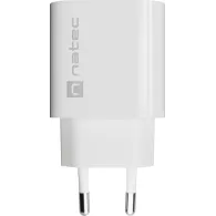 Ładowarka sieciowa Natec Ribera 18W NUC-2392 - 1x USB-A, Biała