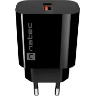 Ładowarka sieciowa Natec Ribera 18W NUC-2393 - 1x USB-A, Czarna
