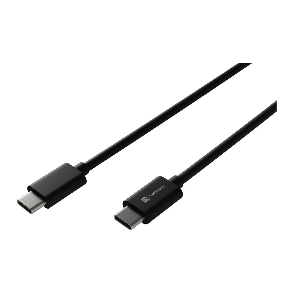 Kabel Natec USB-C 100W PD (M/M) NKA-2147, USB 2.0, 2 m, Czarny | Sklep ITnes.pl, IT for BUSINESS