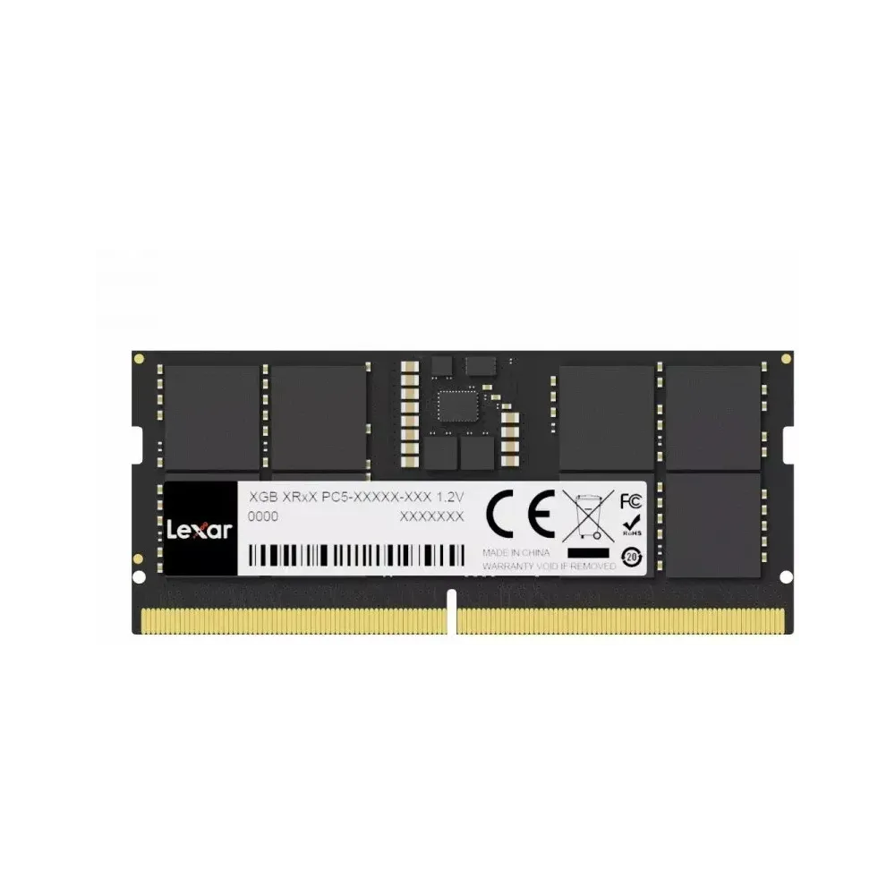 Pamięć RAM 1x16GB SODIMM DDR5 Lexar LD5DS016G-B4800GSST - 4800 MHz/CL40/Non-ECC/1,1 V