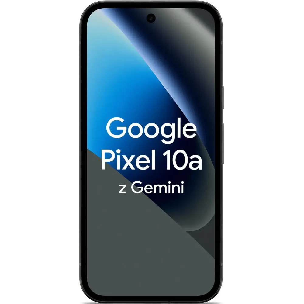 Zdjęcie produktu Smartfon Google Pixel 10a 840353949973 - Tensor G4/6,3" 2424x1080/256GB/RAM 8GB/5G/Czarny/48, 13+13Mpix/Android/2 lata Carry-in