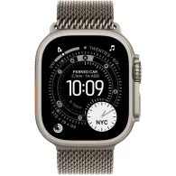 Smartwatch Apple Watch Ultra 3 MEWW4QP/A - 49 mm GPS + Cellular, naturalny tytan z nat. tytanową bransoletą mediolańską, S