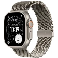 Smartwatch Apple Watch Ultra 3 MEWY4QP/A - 49 mm GPS + Cellular, naturalny tytan z nat. tytanową bransoletą mediolańską, M