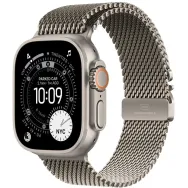 Smartwatch Apple Watch Ultra 3 MEWY4QP/A - 49 mm GPS + Cellular, naturalny tytan z nat. tytanową bransoletą mediolańską, M