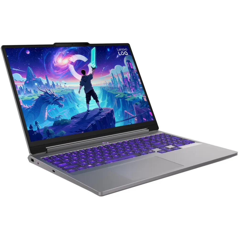 Laptop Lenovo LOQ 15IRH11E 83Y9004PPB - Core 5 205H/15,3" WUXGA IPS/RAM 16GB/SSD 512GB/GeForce RTX 3050/Szary/Win 11 Home/2CI - zdjęcie