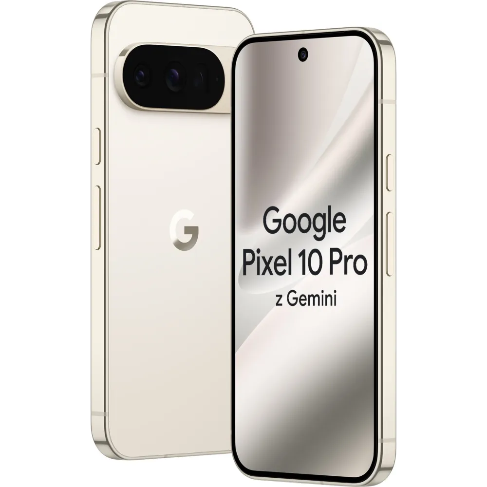 Zdjęcie produktu Smartfon Google Pixel 10 Pro 840353926011 - Tensor G5/6,3" 2856x1280/128GB/RAM 16GB/5G/Porcelanowy/50, 48, 48+42Mpix/Android/2CI