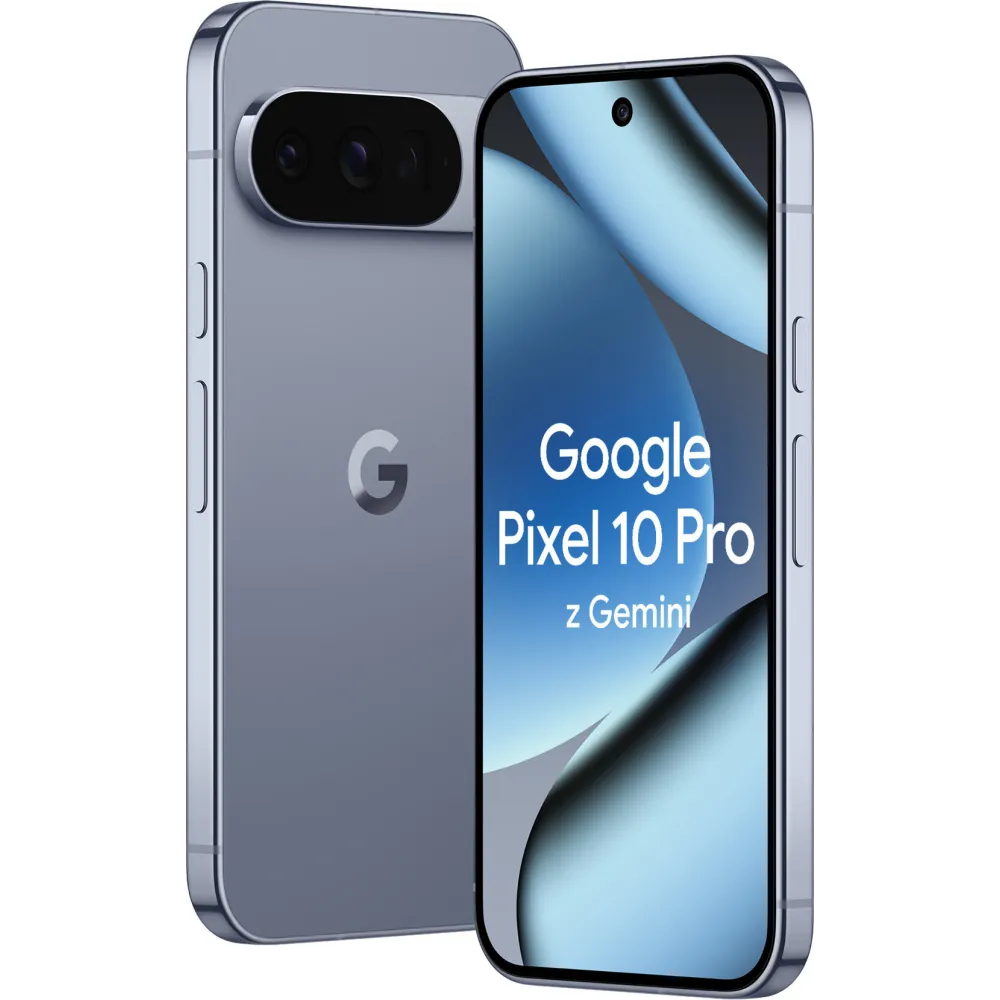 Zdjęcie produktu Smartfon Google Pixel 10 Pro GA10318-GB - Tensor G5/6,3" 2856x1280/512GB/RAM 16GB/5G/Szary/50, 48, 48+42Mpix/Android/2 lata CI