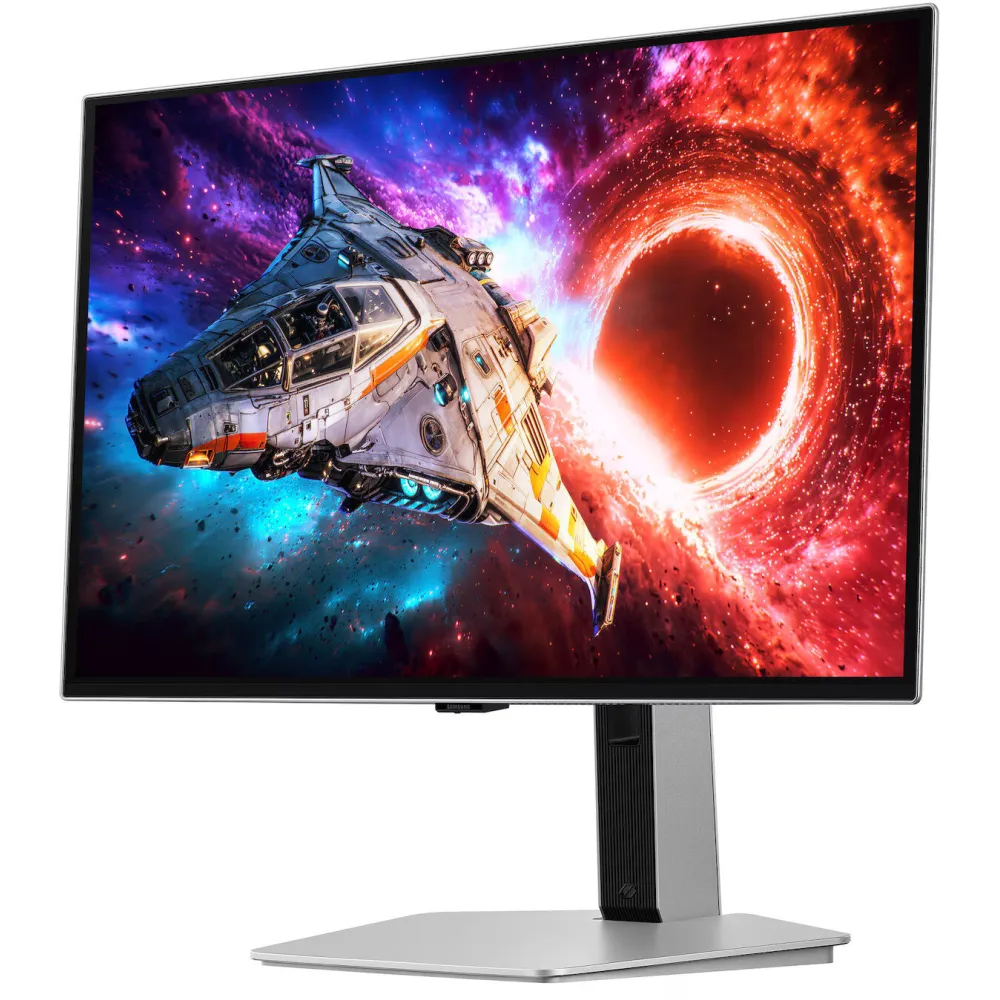 Monitor Samsung Odyssey LS32HG800SUXEN - 31,5"/3840x2160 (4K)/240Hz/OLED/FreeSync/HDR/0,03 ms/pivot/Srebrny