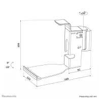 Uchwyt ścienny Neomounts by Newstar dla Sonos PLAY:5 & Five WL35-725WH1 - Biały