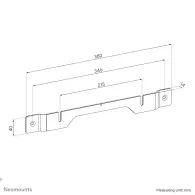Uchwyt ścienny Neomounts by Newstar dla Sonos Ray WL30-724WH1 - Biały