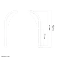 Uchwyt montażowy do monitora Neomounts by Newstar dla soundbarów Sonos NM-USP100BLACK - Czarny