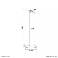 Stojak Neomounts by Newstar dla głośników Sonos Era 300 FL45-723BL1 - wys. 85 cm, Czarny