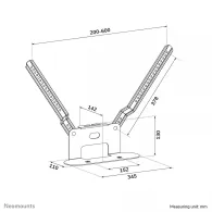 Uchwyt montażowy do monitora Neomounts by Newstar dla soundbarów Sonos Beam AV35-726WH1 - Biały