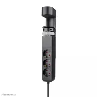 Biurkowa listwa zasilająca Neomounts by Newstar DS22-840BL6 - 3 gniazda, 2x USB-C, 1x USB-A, Czarna