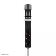 Biurkowa listwa zasilająca Neomounts by Newstar DS22-840BL6 - 3 gniazda, 2x USB-C, 1x USB-A, Czarna