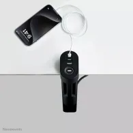 Biurkowa listwa zasilająca Neomounts by Newstar DS22-840BL6 - 3 gniazda, 2x USB-C, 1x USB-A, Czarna