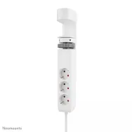 Biurkowa listwa zasilająca Neomounts by Newstar DS22-840WH6 - 3 gniazda, 2x USB-C, 1x USB-A, Biała