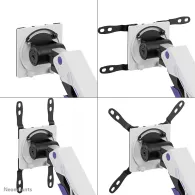 Uchwyt stołowy do monitorów Neomounts by Newstar ACE Gaming monitor arm 24-57" DS70-256BL1 - Sprężyna gazowa, Czarny, Fiolet