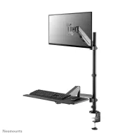 Uchwyt biurkowy na monitor i klawiaturę Neomounts by Newstar Sit-stand Workstation Desk 17-32" DS90-325BL1 - Sprężyna gazowa
